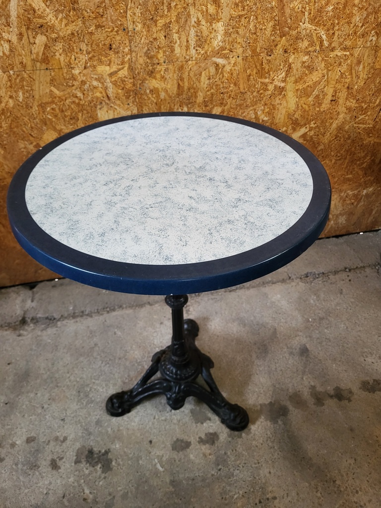 Table de Bistrot noire ronde 70 cm - Serax