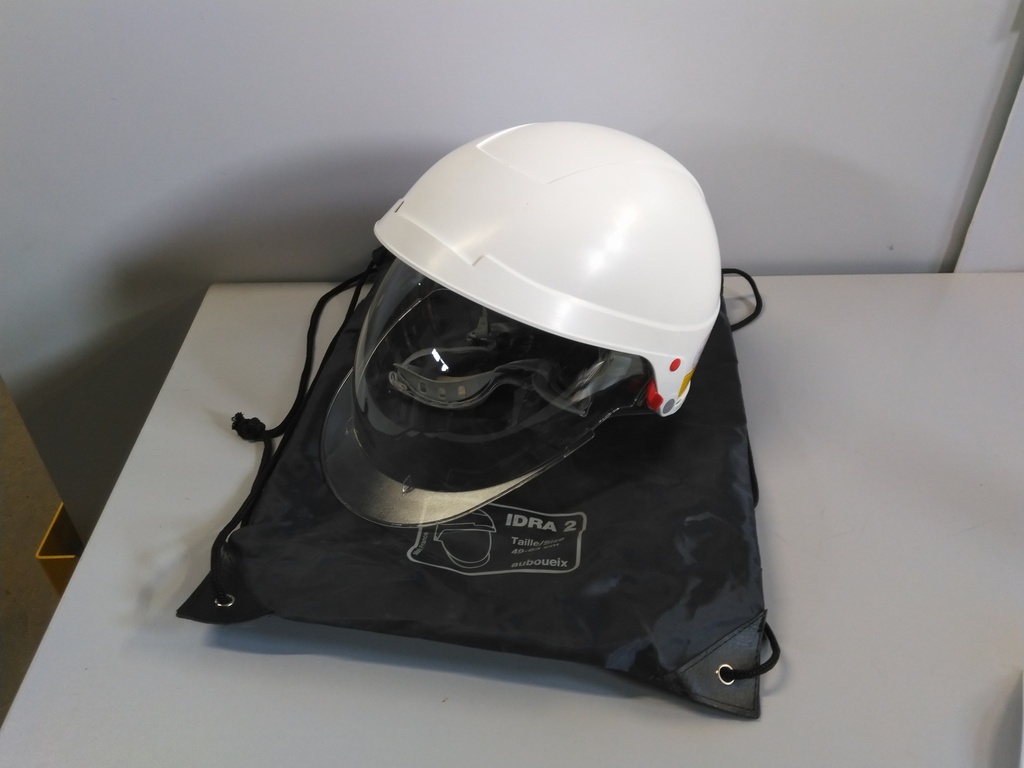 Casque protection avec visière