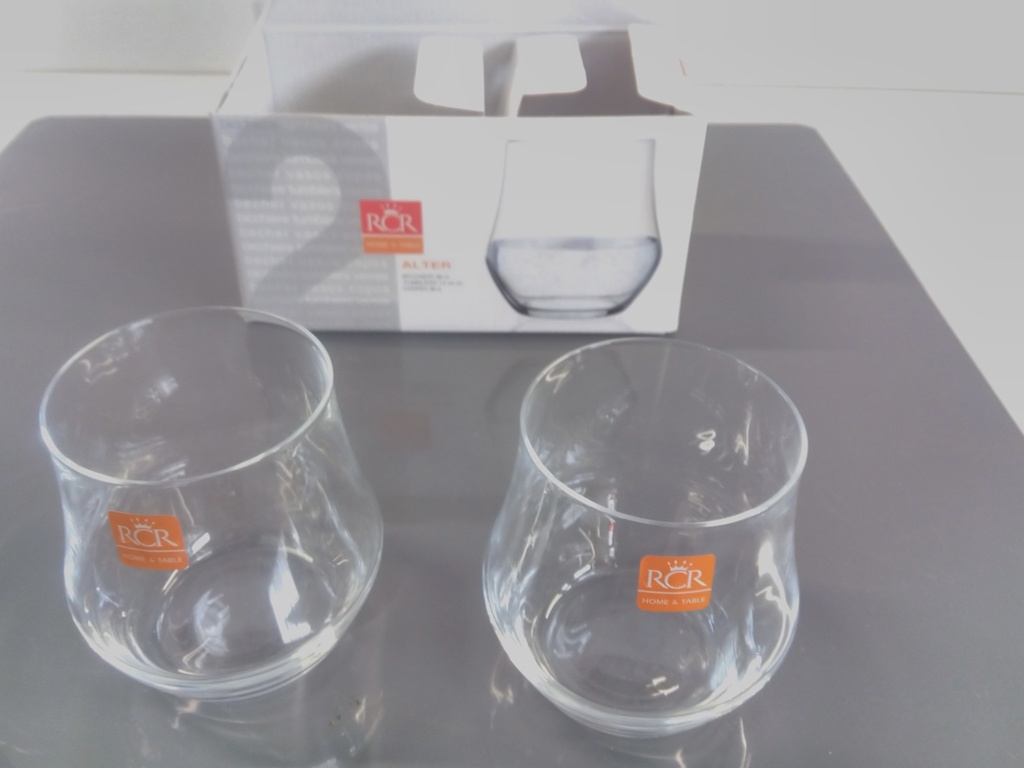 4 verres à eau 38cl RCR