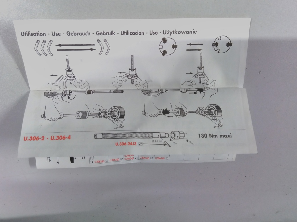 Arrache Facom à inertie