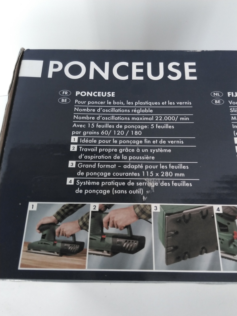 Ponceuse Parkside 310w neuve