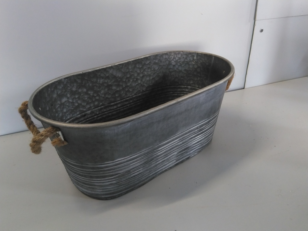 Récipient zinc déco