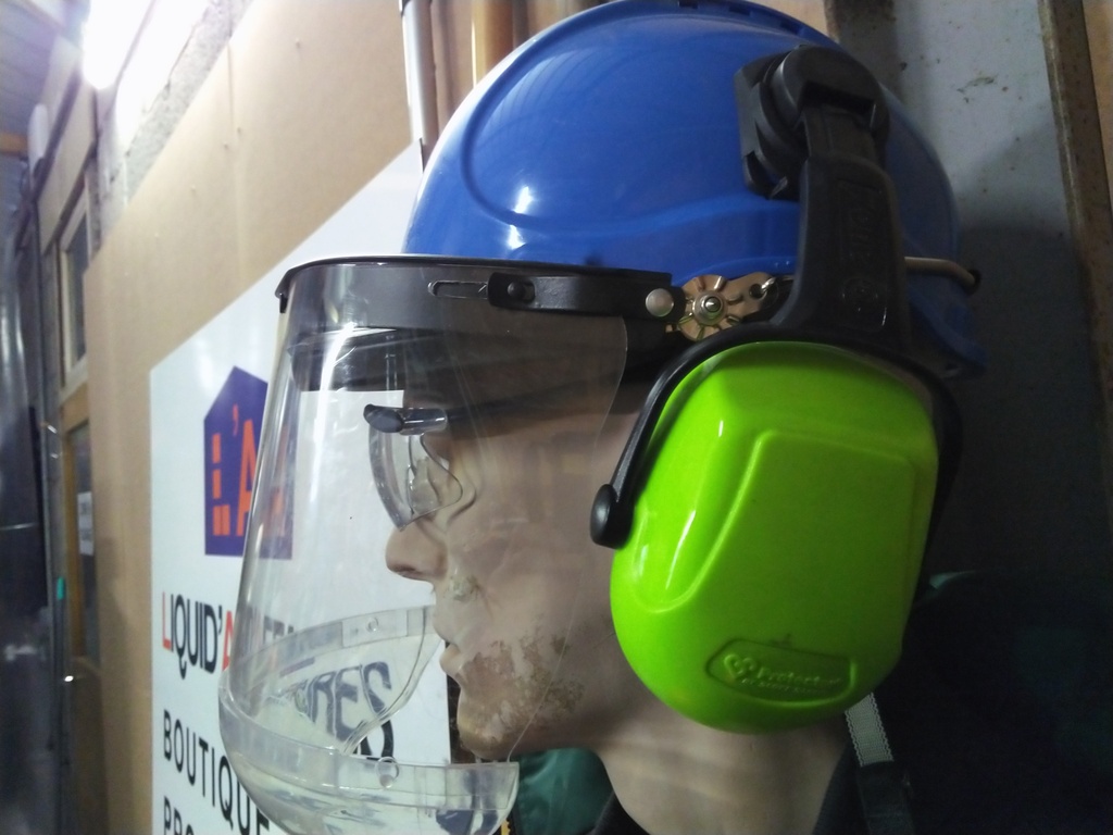 Casque protection complet