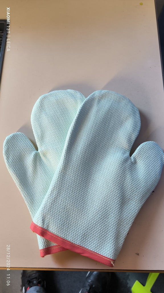 Gants maniques anti-chaleur