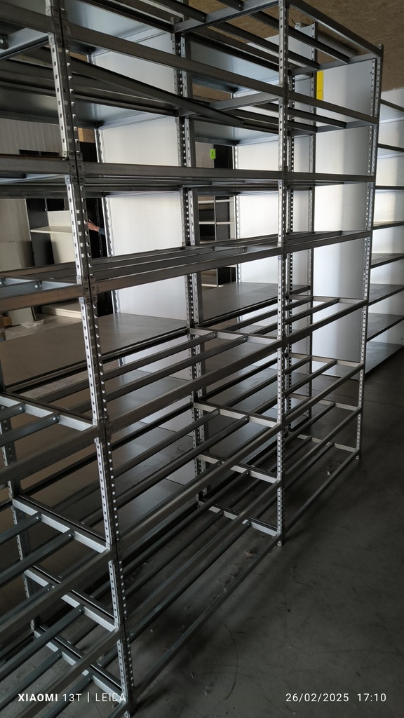 Racks/étagères 300x50x220cm (lxpxh)