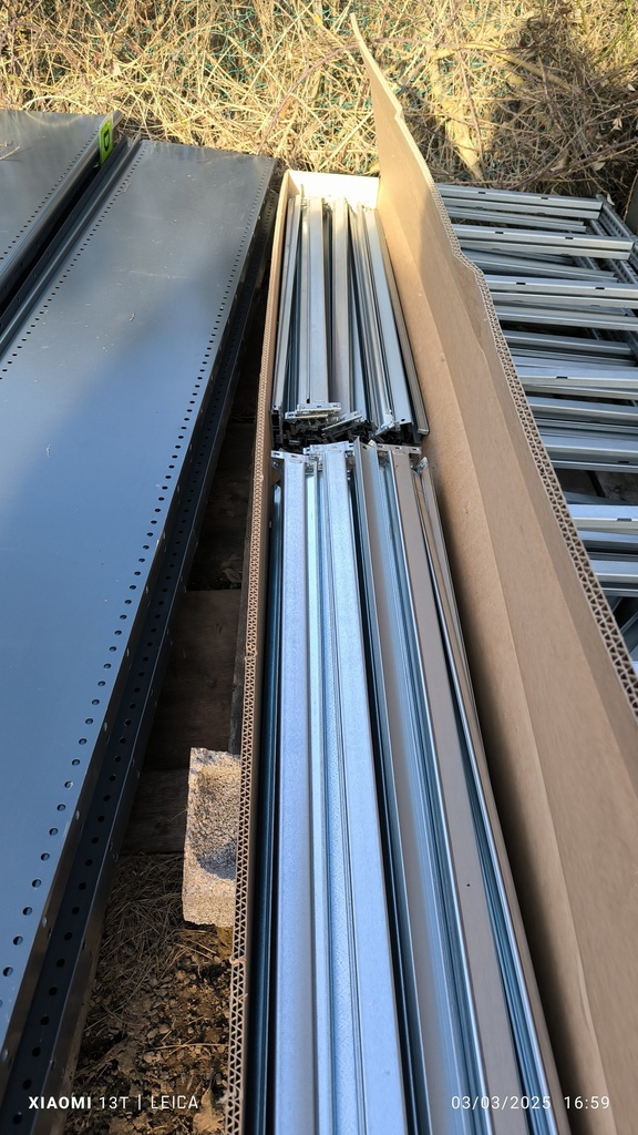 Racks/étagères 300x50x220cm (lxpxh)