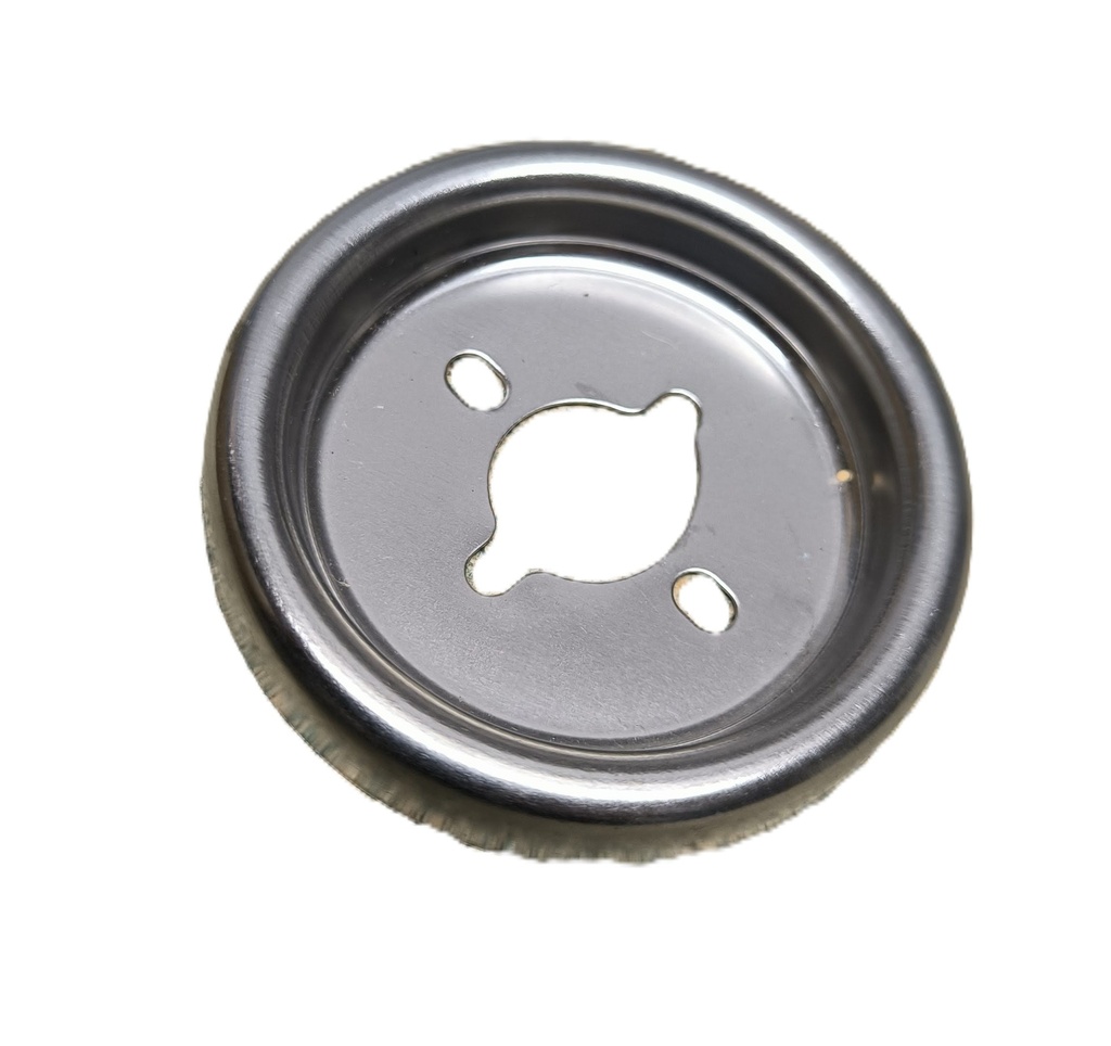 Bouton de barbecue chromé
