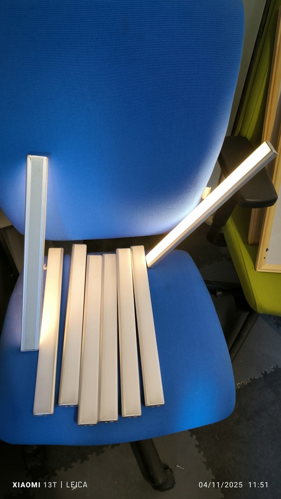 Réglette éclairante sans fil