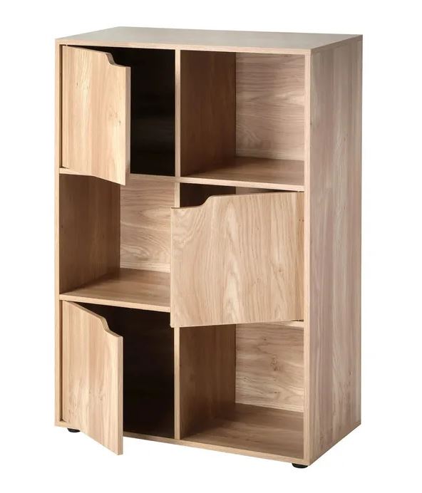 Meuble 6 cases / 3 portes