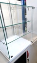 Vitrine verre et bois 50x50xh60cm