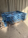 Cantilever/rack d'atelier bleu