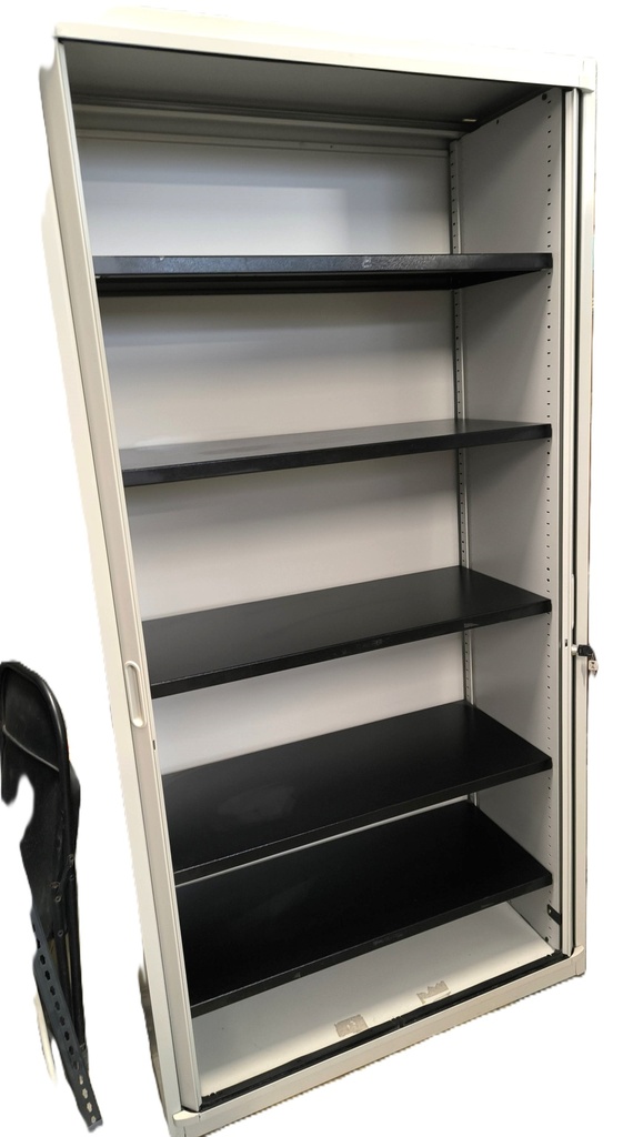 Armoire métallique 421 à rideaux 100cm