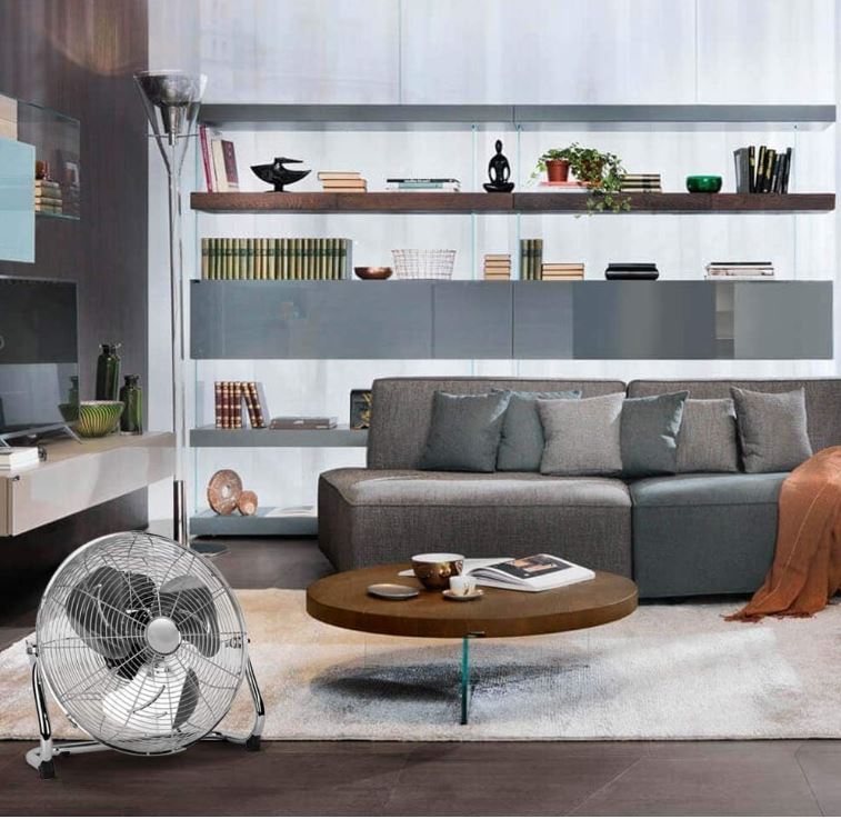 Ventilateur à poser inox 100w