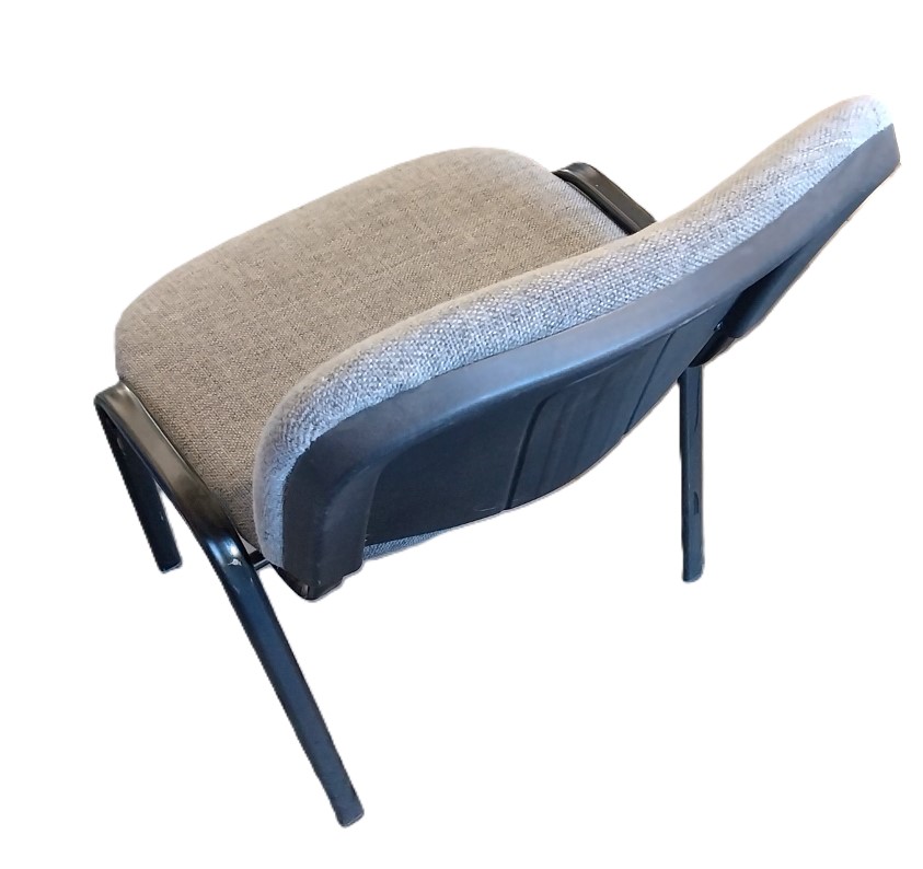 Chaise Dralon gris clair