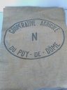 Sac en toile de jute ancien