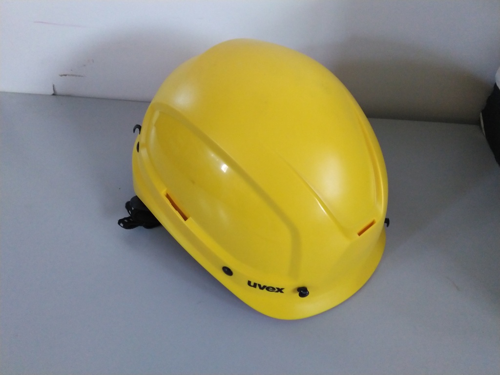 Casque de protection Uvex jaune