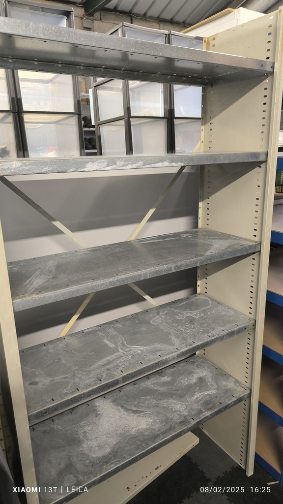 Etagère métallique 100x40x200cm