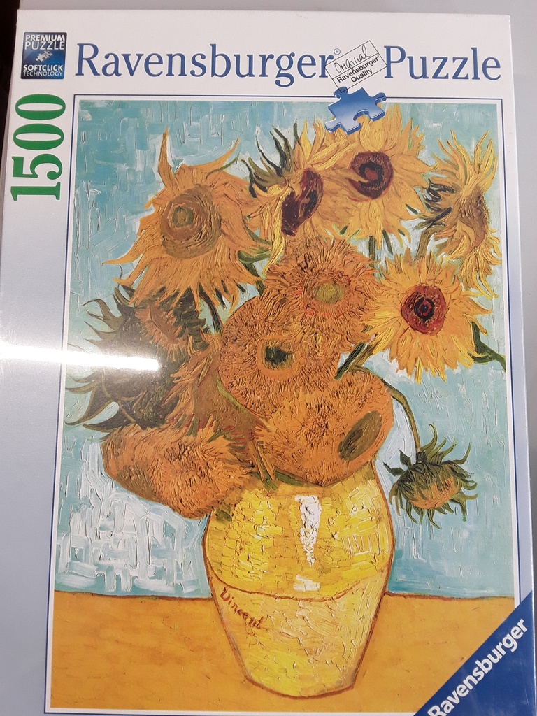 Puzzle 1500 pièces "Vase tournesols"