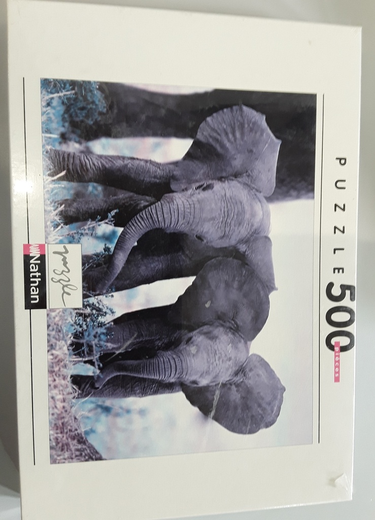 Puzzle 500 éléphant
