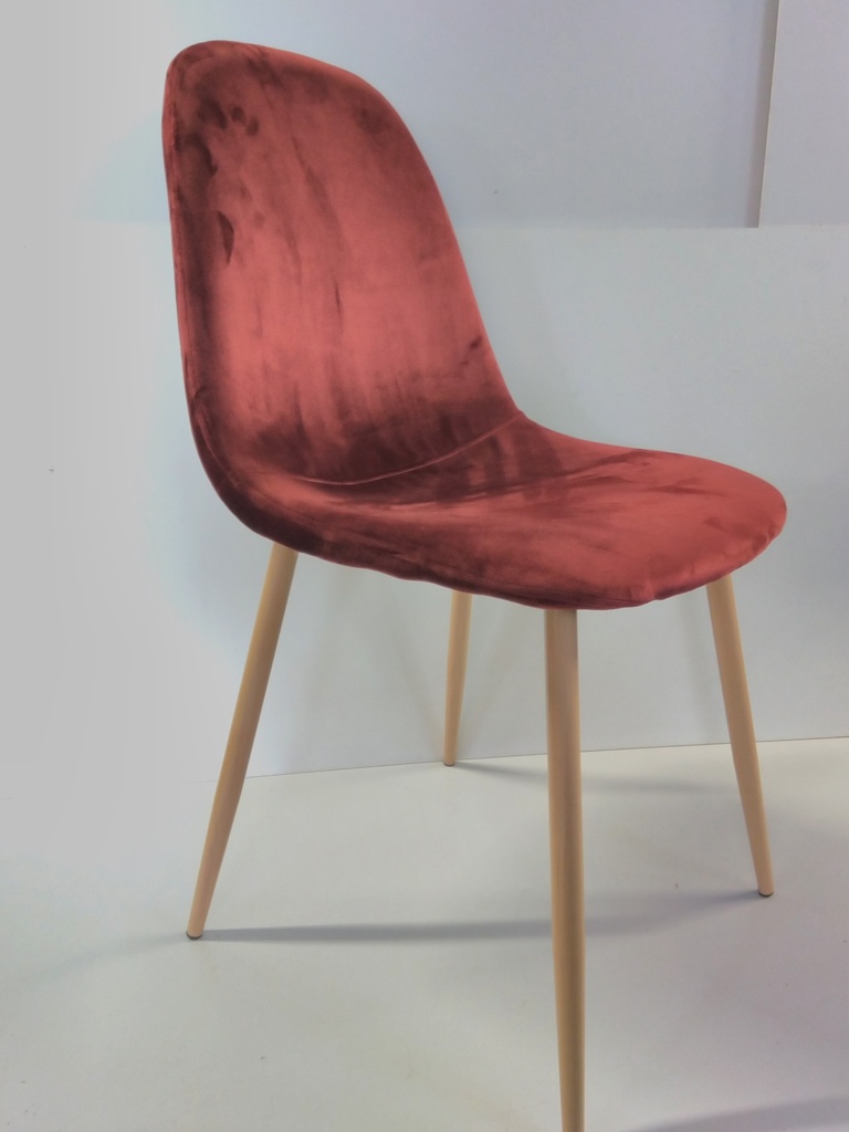 Chaise design rouge