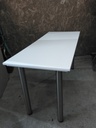 Table blanche 140x60x74cm