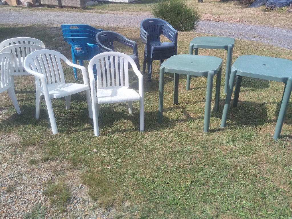 Chaises de jardin/terrasse Nestlé