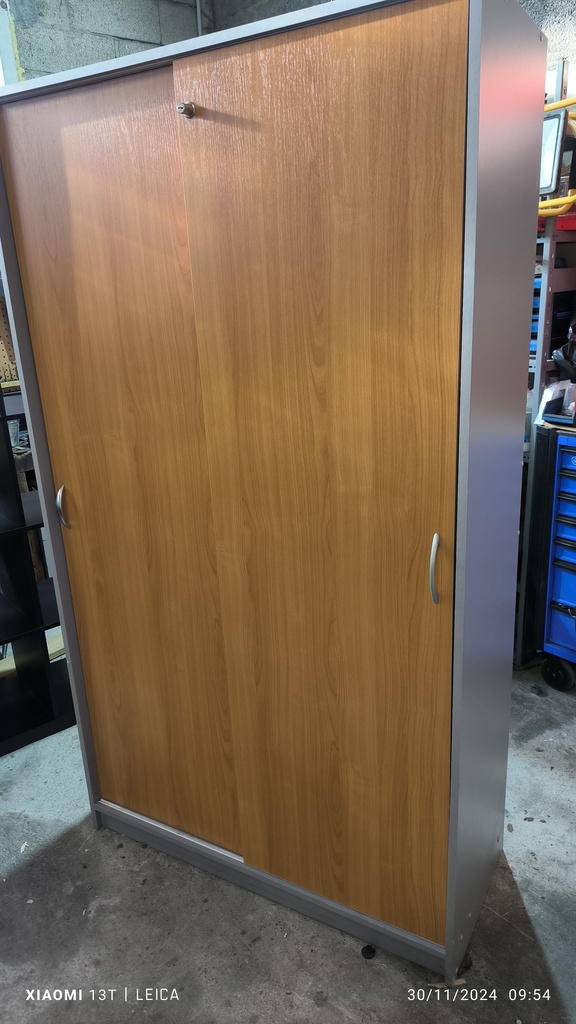 Armoire haute 310 bois 2 portes