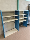 [Z20A] Etagères métalliques 120xh150xp40cm