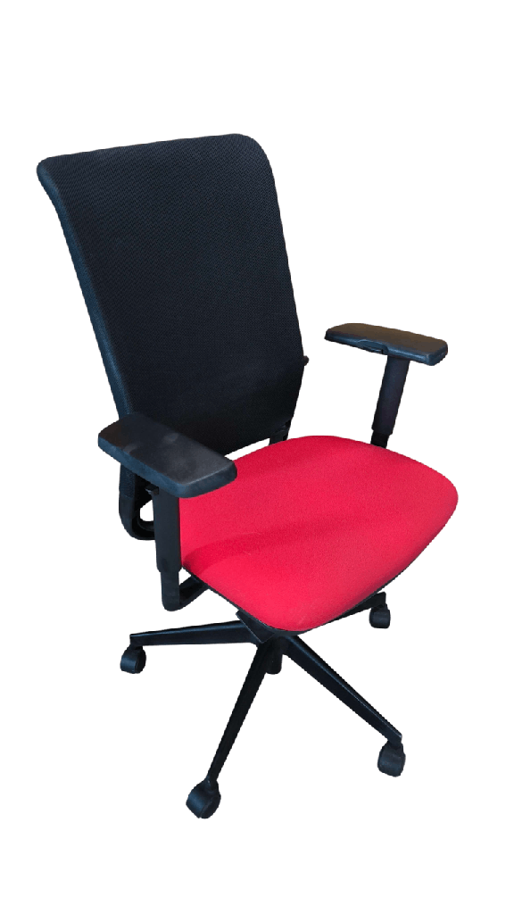 Fauteuil direction rouge/noir n°20