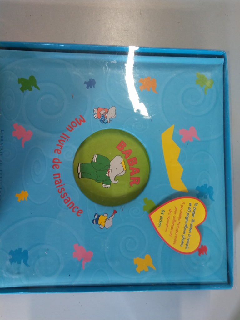 Livre de naissance Babar