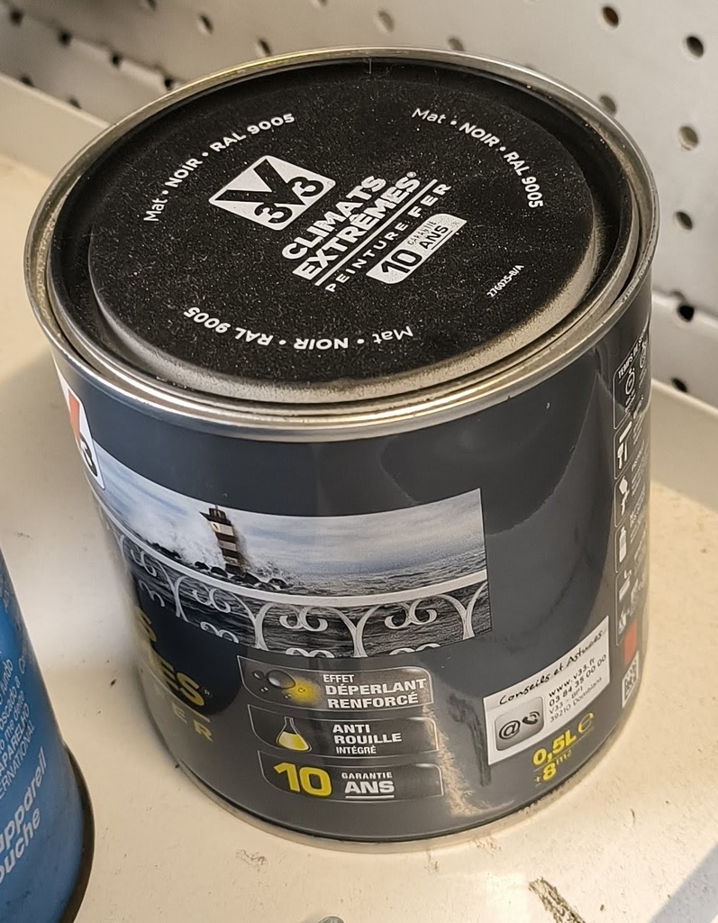 Peinture neuf métaux V33