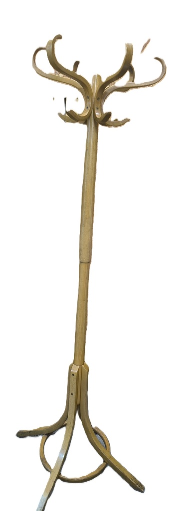 Perroquet porte manteaux bois