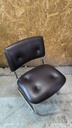Fauteuil visiteur simili cuir