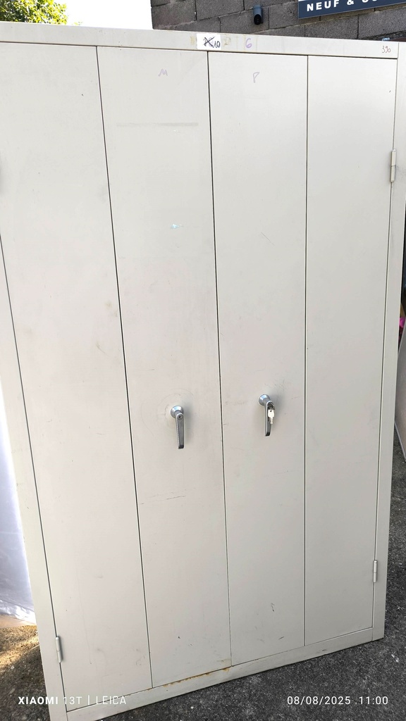 Armoire métallique 390   2 portes KZ