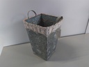 Récipient zinc déco