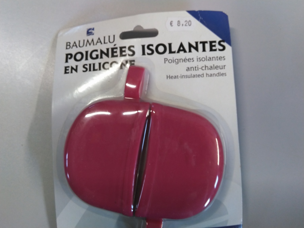 Poignée isolante en silicone