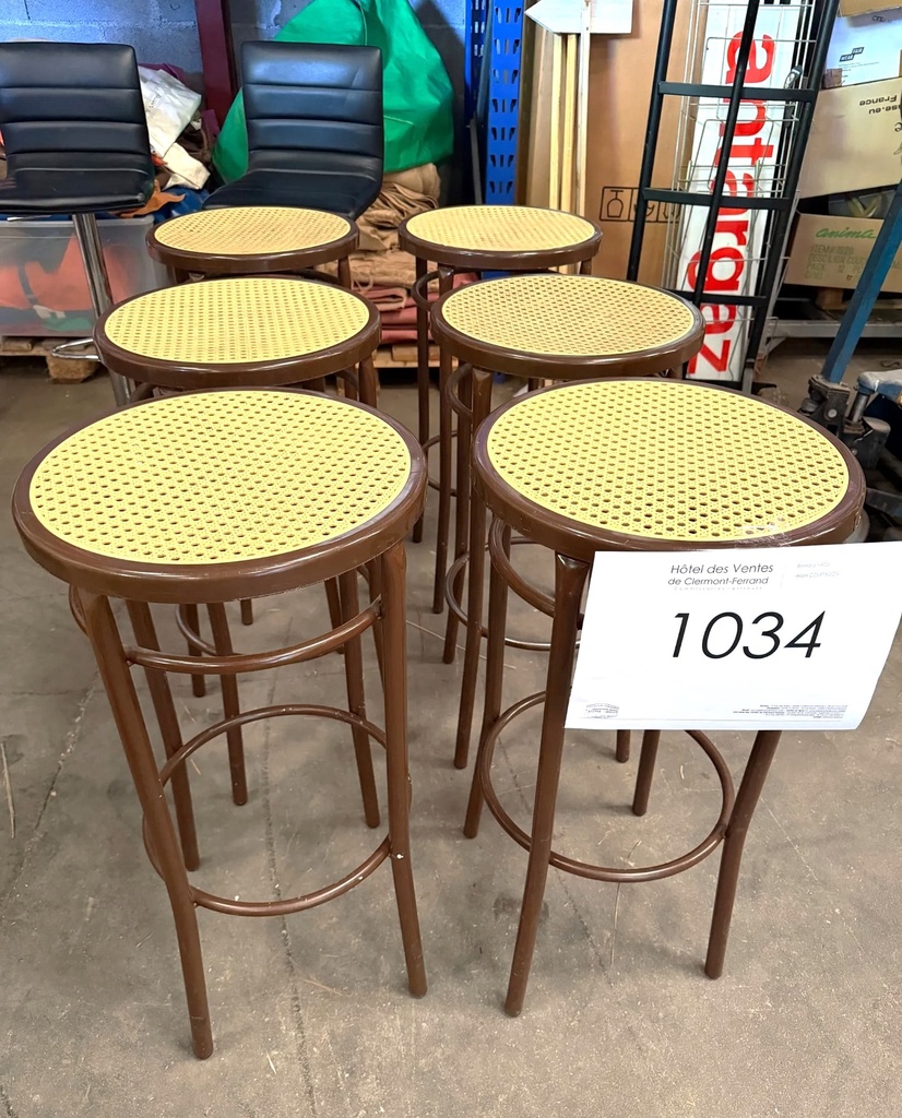 Tabouret de bar pied métal