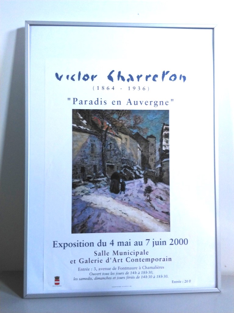 Cadre présentation affiches "V. Charreton"