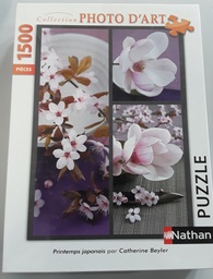 [Z3R4D7] Puzzle 1500 pièces Lotus roses
