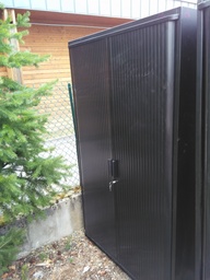 [Z4] Armoire métallique 121 à rideaux noire
