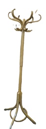 [Z4] Perroquet porte manteaux bois