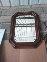 [Z4 au mur] Miroir octogonal bois massif